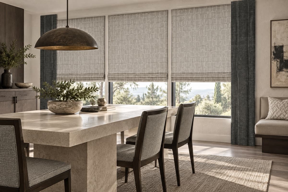 Material Tension Dining Room